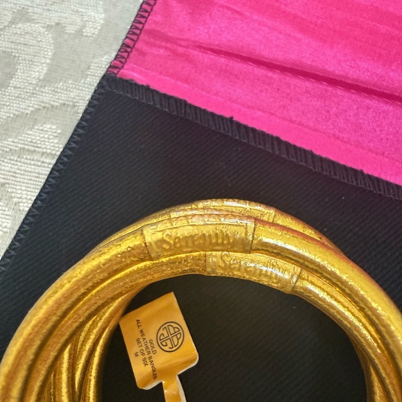 Budha Girl Gold All Weather Bangles size M - Picture 9 of 12